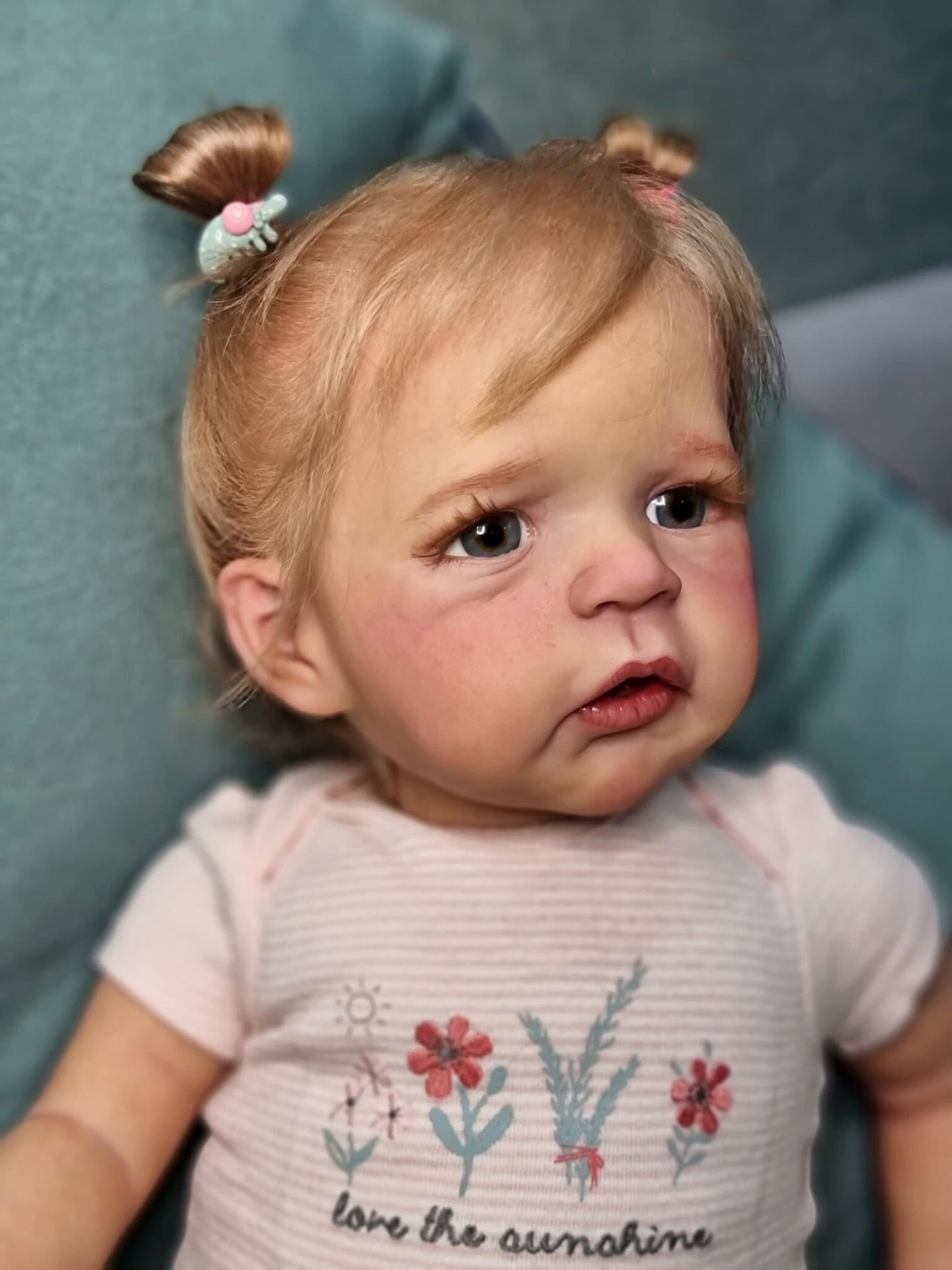 24 Inches Reborn Dolls With Open Eyes And Blonde Hair-Sandie