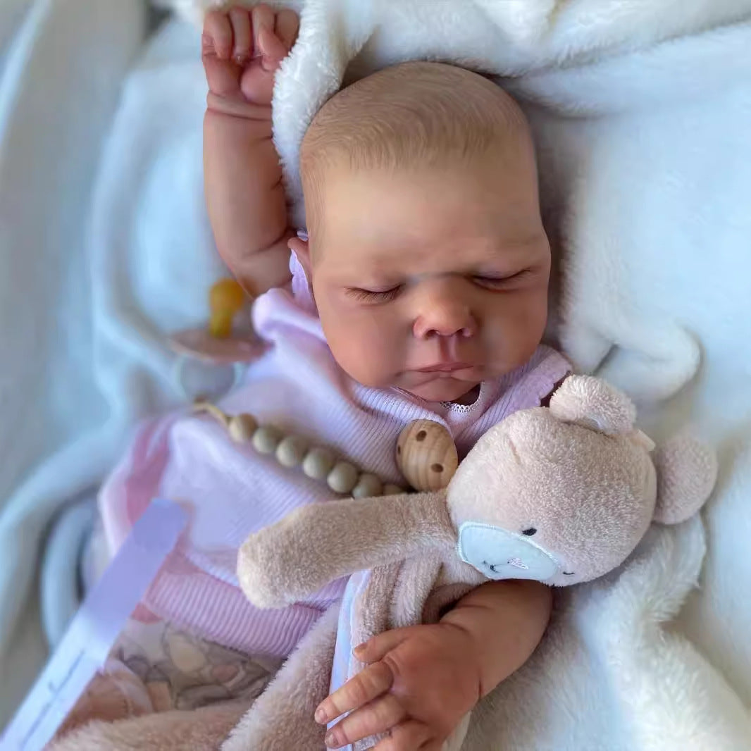 Clara 19 inch Close Eyes Realistic Reborn Doll - Miley