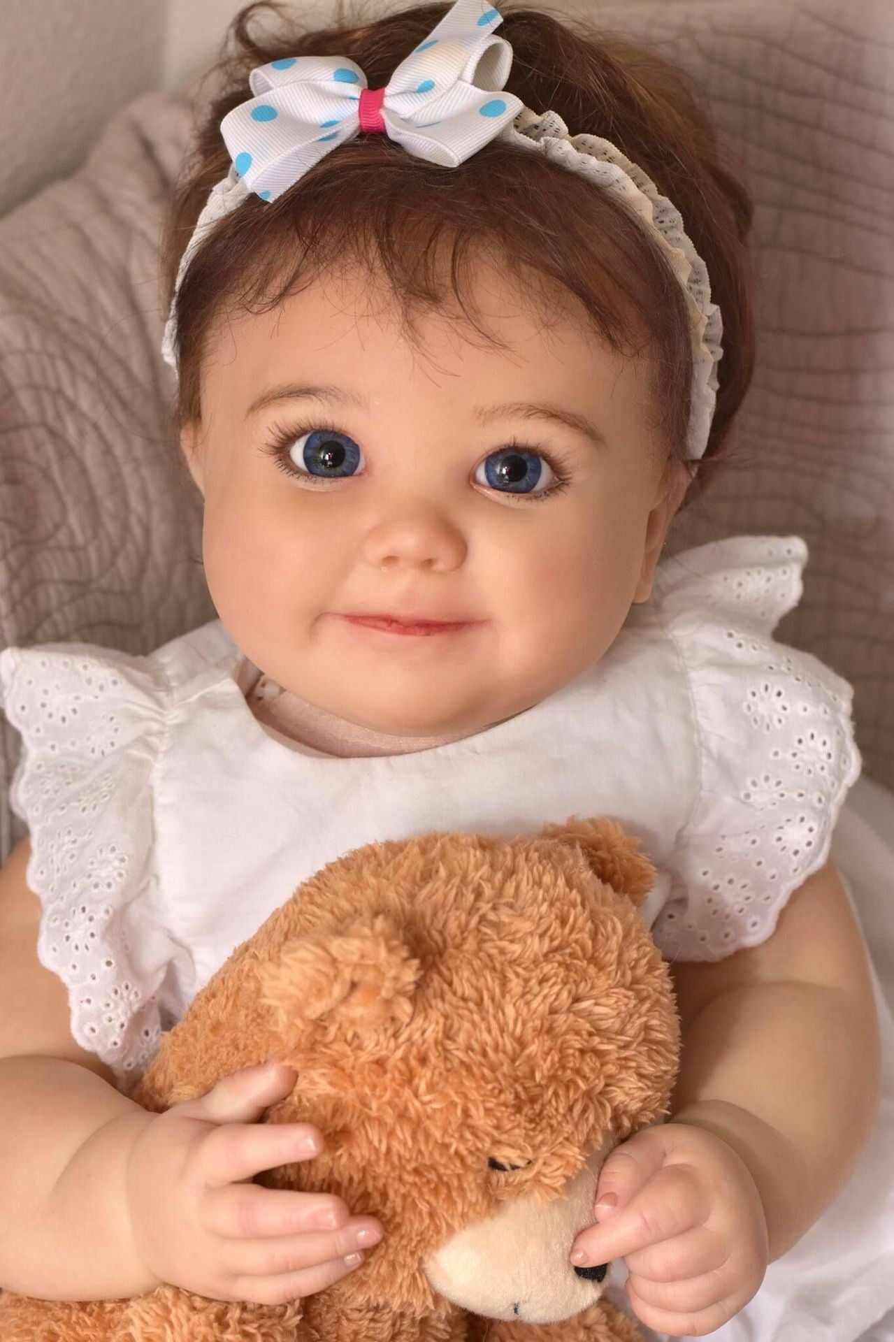 Sylvia 24 Inches 60cm Open Eyes Short Hair Reborn Doll-June Awake