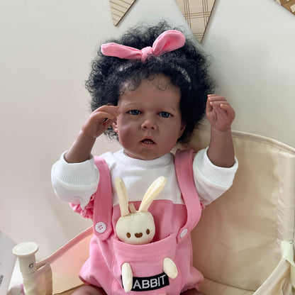 20 inch Dark Skinned Jane Reborn Dolls-Liam