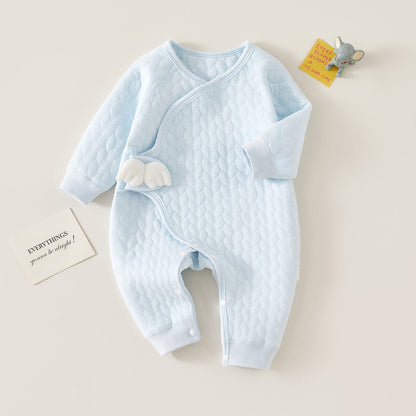 Angel Wings Long Sleeve Warm Romper for 20-27 Inches Reborn Dolls