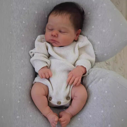 20 Inches/50Cm Purple Sleeping Reborn Dolls With Short Hair-Marley