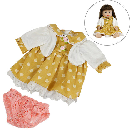 17-19 Inches Reborn Doll Clothes Set