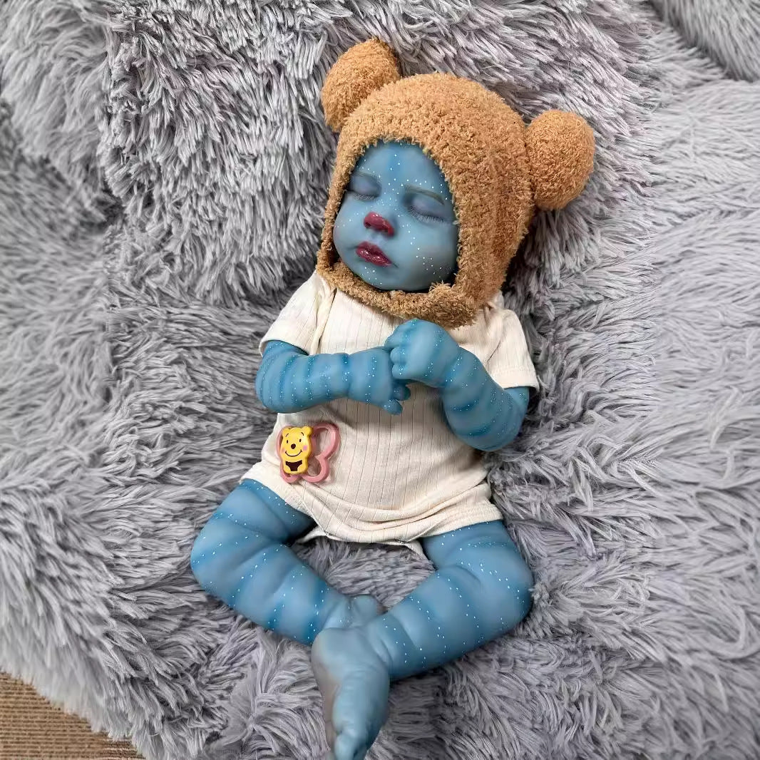 19 inches Close Eyes Reborn Doll Avatar-Loulou