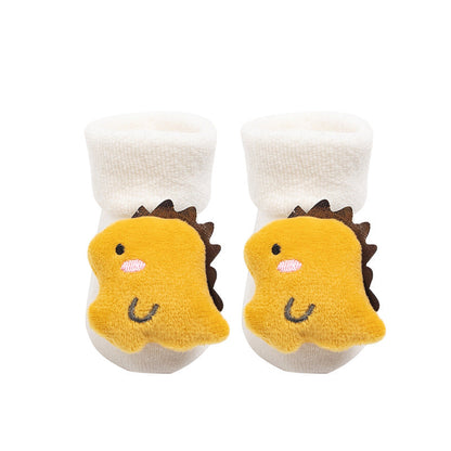 Winter warm cute cartoon doll baby socks