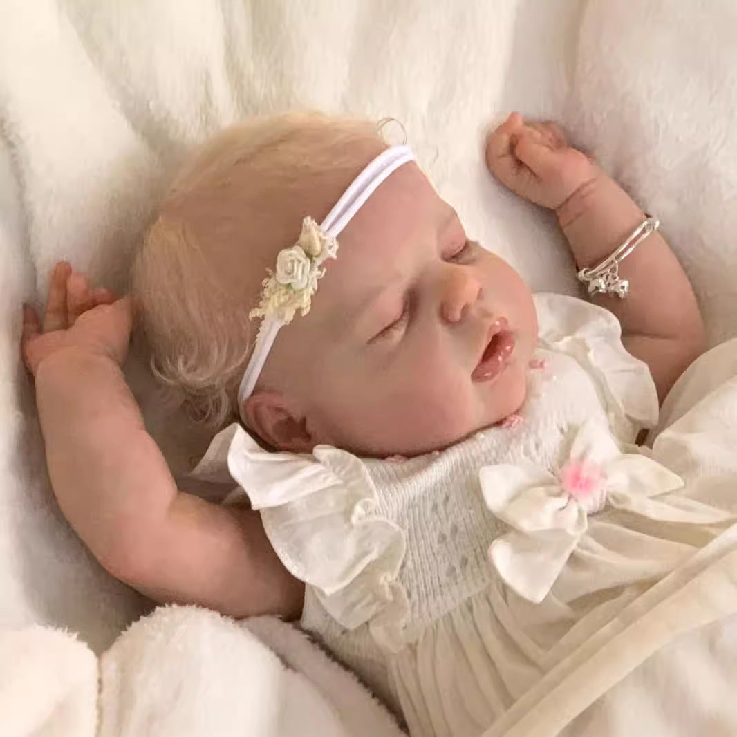 Dorothy 22 Inch Reborn Doll with Closed Eyes Blonde Hair-Alexis