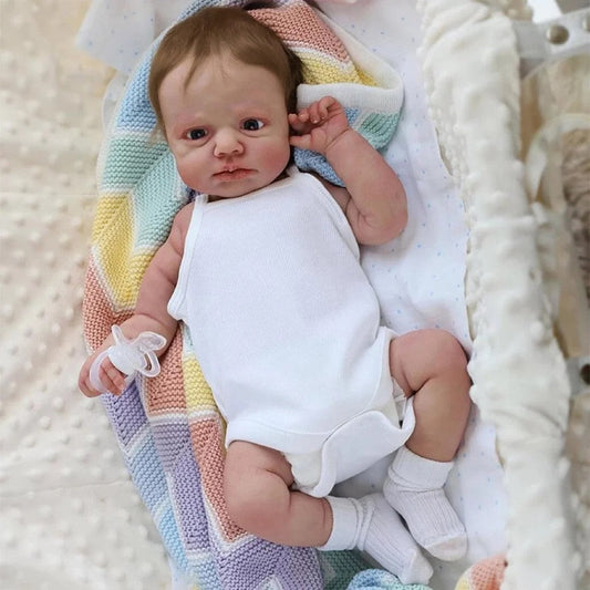 20 Inches Reborn Dolls Boys/Girls with Short Hair- Awake Loulou