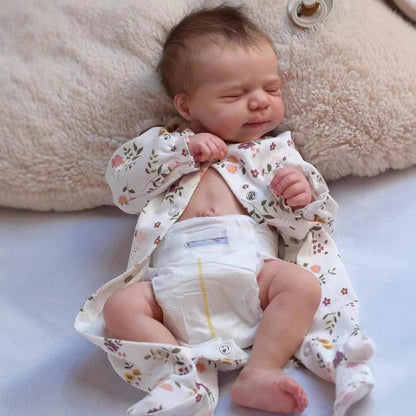 19 Inches Realistic Jesse Closed Eyes Reborn Baby Dolls-Pascale