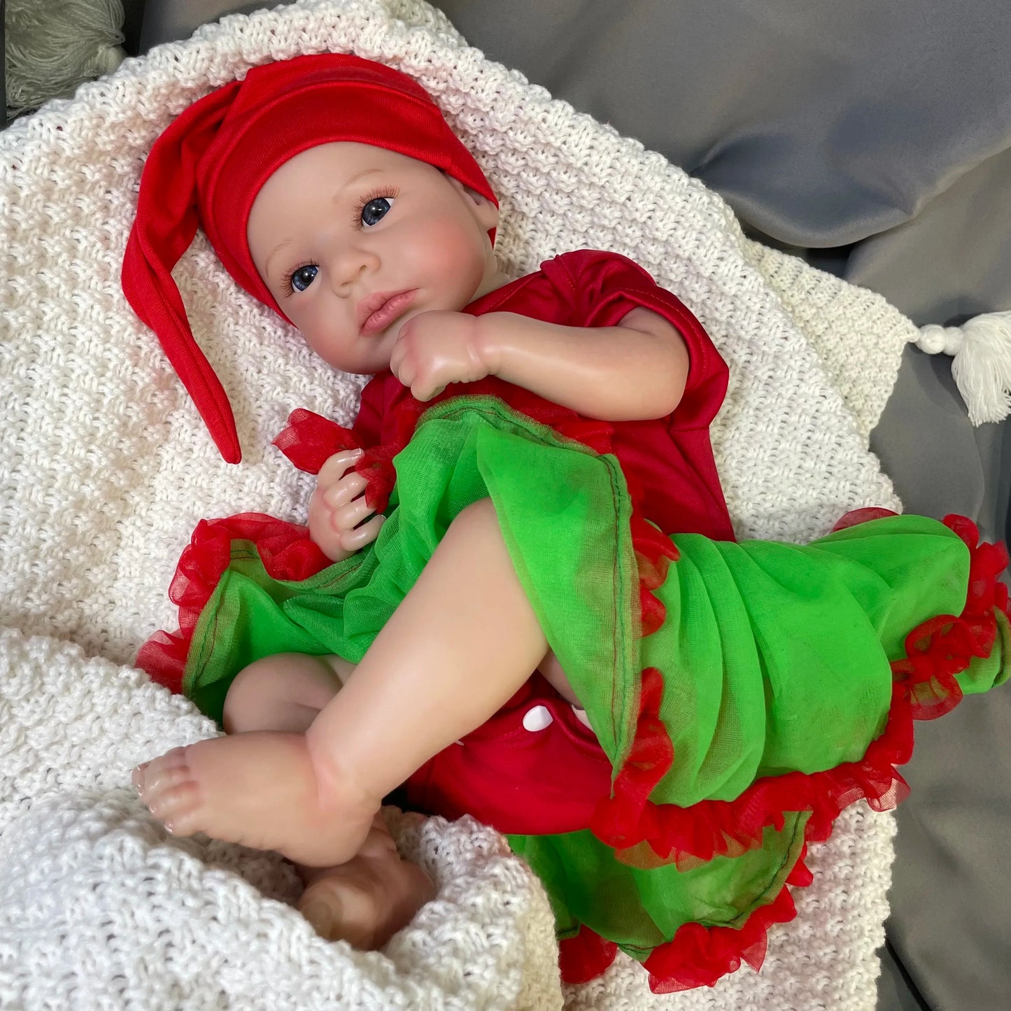 20 Inches Christmas Reborn Doll Twins Girls-Loulou