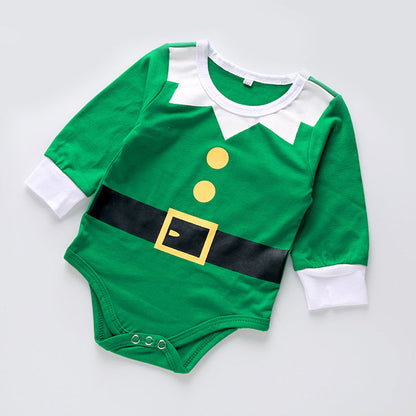 Christmas Green Bodysuit for 22-23 Inches Reborn Dolls