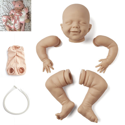 20 inches April DIY Blank Vinyl Unpainted Unfinished Reborn Doll Kit