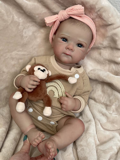 18 Inches Helen Open Eyes Cloth Body Reborn Doll-Bettie