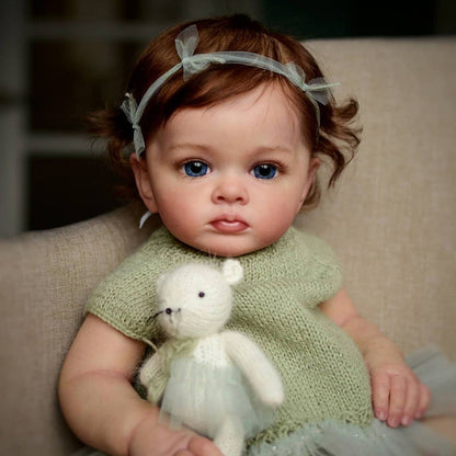 22 Inches Judith Brown Hair Reborn Doll Girl-Tutti Series