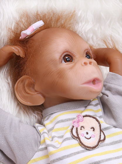 45CM Handmade Very Detailed Painting Reborn Baby Monkey