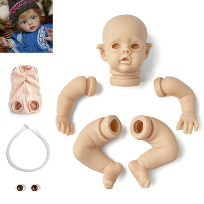 12 inches FLO Mini fairy kit DIY Unpainted Reborn Doll Kit