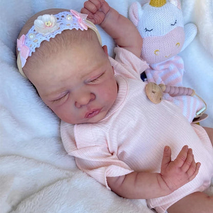 19 Inches Merlin Closed Eyes Reborn Dolls-Romy