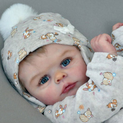 19 inches Joleen Open Eyes DIY Blank Unpainted Reborn Doll Kit