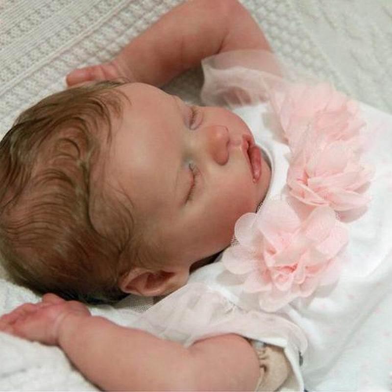 17 Inches Lifelike Realistic Yareli Reborn Baby Doll Girl-Twin A