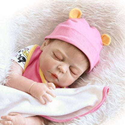 22 inch 55cm Full Silicone Reborn Dolls Girl