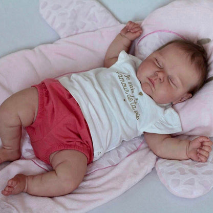 20 Inches Reborn Dolls with Closed Eyes - Peaches