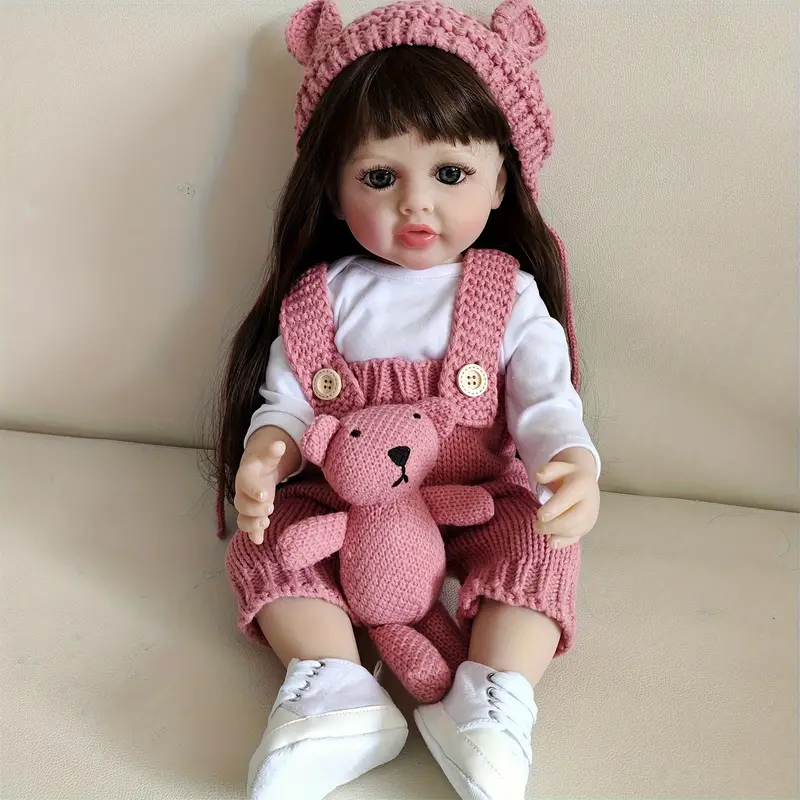 22 Inch Reborn Dolls Girls Cheryl With Long Hair