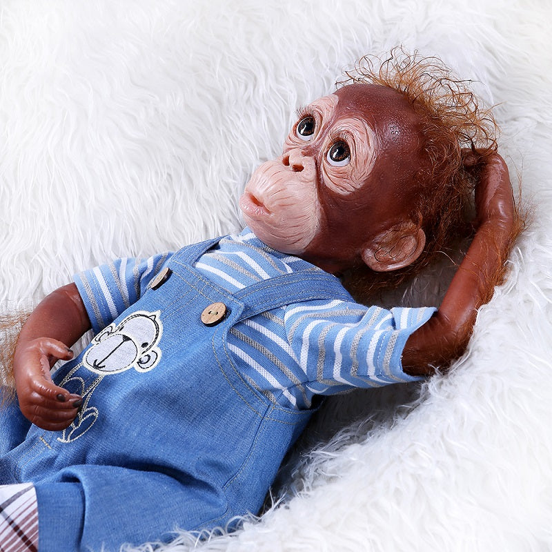 21 inche 52cm 100% Artist Made Reborn Monkey Baby Doll