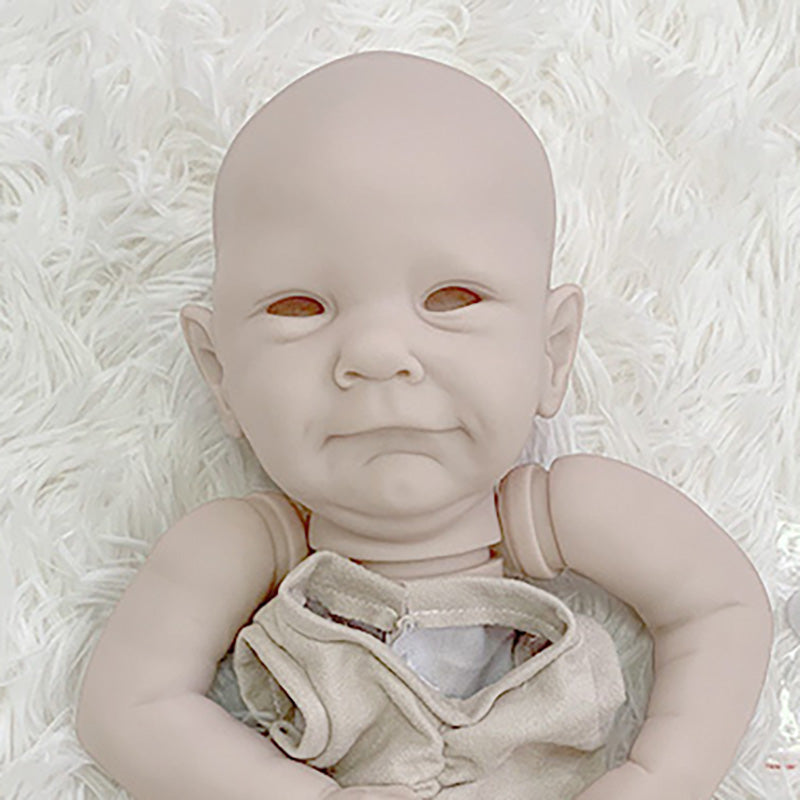 19 inches Ava Open Eyes DIY Blank Unpainted Reborn Doll Kit