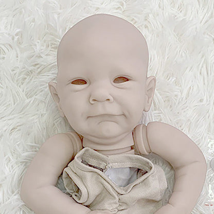 19 inches Ava Open Eyes DIY Blank Unpainted Reborn Doll Kit