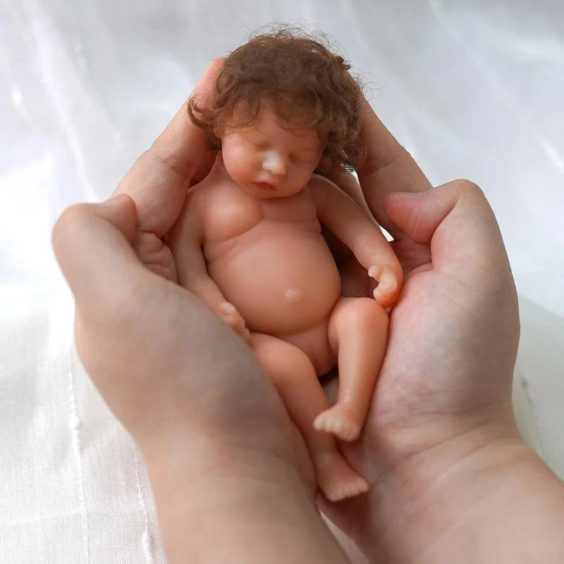 6 Inches 15cm Twin A Sleeping Mini Reborn Doll