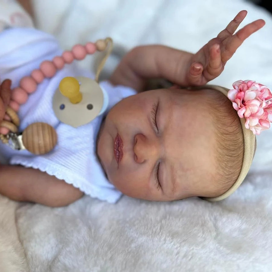 20 Inches Lindsay Closed Eyes Reborn Dolls-Laura