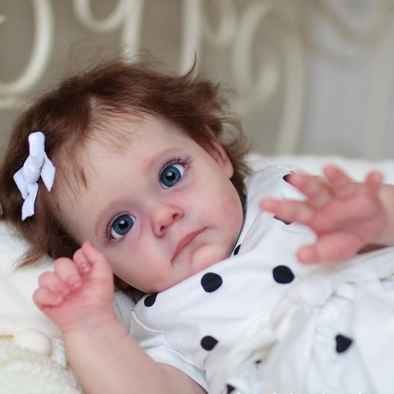 23 Inches Sweet Hilda Open Eyes Reborn Doll Girl- Maggie Series