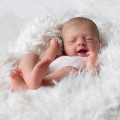 11 inches Salia Closed Eyes DIY Blank Unpainted Reborn Doll Kit