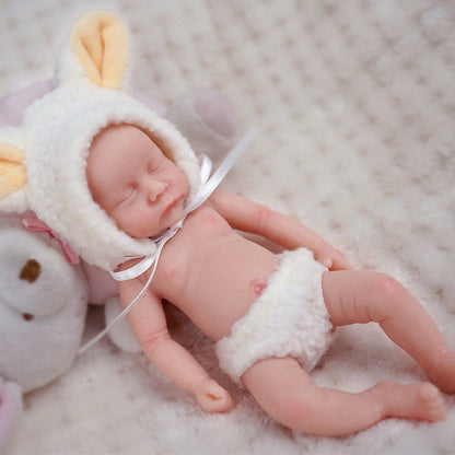 6 Inch Mini Reborn Dolls With Closed Eyes - Levi