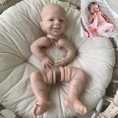 22 Inches Open Eyes April DIY Blank Reborn Doll Kit