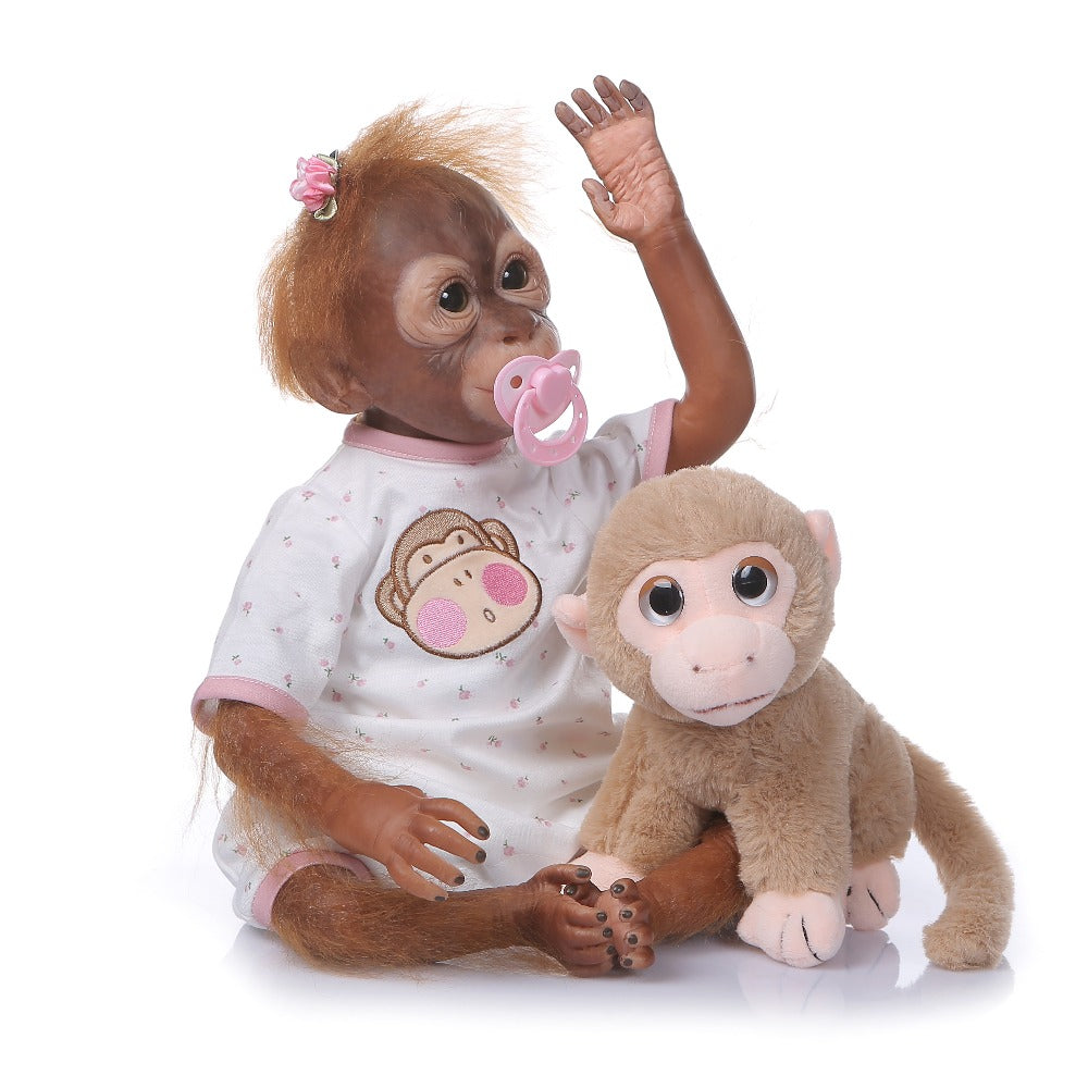 21'' Handmade Very Detailed Painting Reborn Baby Monkey