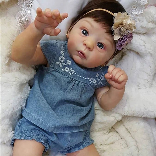 21 Inches Janelle New Silicone Reborn Baby Doll Girl-Harlow