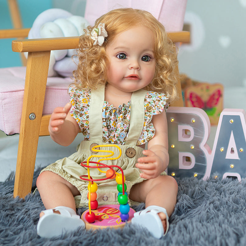 22 Inches Lifelike Sweet Abigail Reborn Doll Girl- Suesue Series