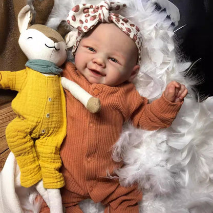 19 Inches Nigel Open Eyes Reborn Dolls-Vivienne