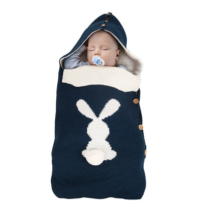 Warm Knit Fleece Sleeping Bag For 17-24 Inches Reborn Dolls