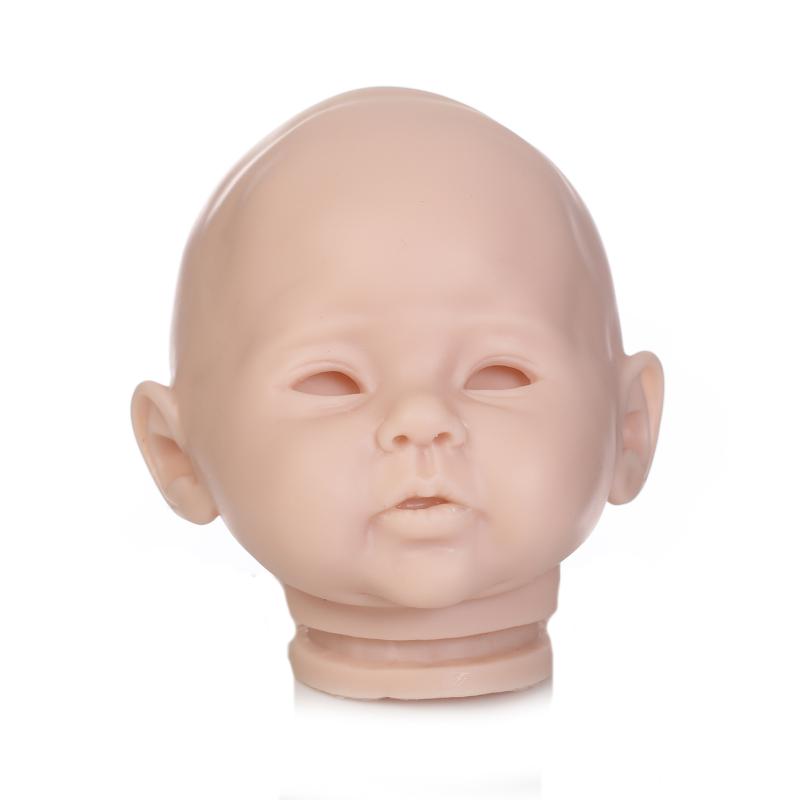 20 inches Raven DIY Blank Unpainted Open Eyes Reborn Doll Kit