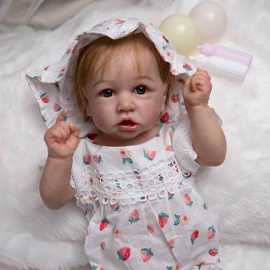 22'' Julya Lovely Lifelike Reborn Baby Doll Girl- Saskia Series