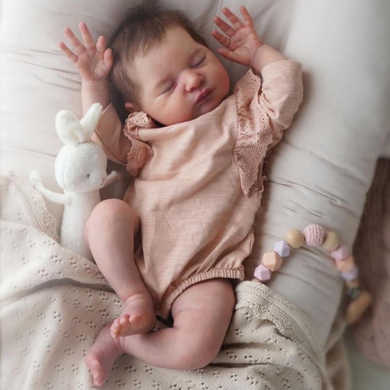 20 Inches Mamie Closed Eyes Reborn Dolls Girl-Laura