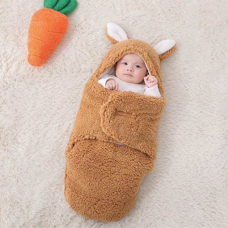 Plush Big Ears Sleeping Bag For 16-24 Inches Reborn Dolls