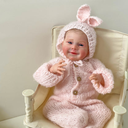 Harlan 19 Inches Lifelike Open Eyes Reborn Doll-Sebastia