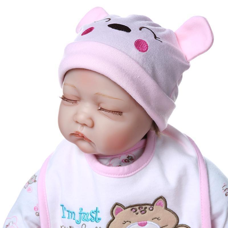 22 inch 55 cm Soft baby girl reborn doll