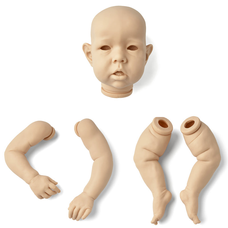 20 inches Liam DIY Blank Vinyl Unpainted Unfinished Reborn Doll Kit