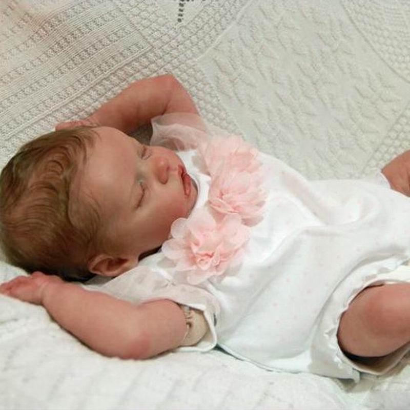 17 Inches Lifelike Realistic Yareli Reborn Baby Doll Girl-Twin A