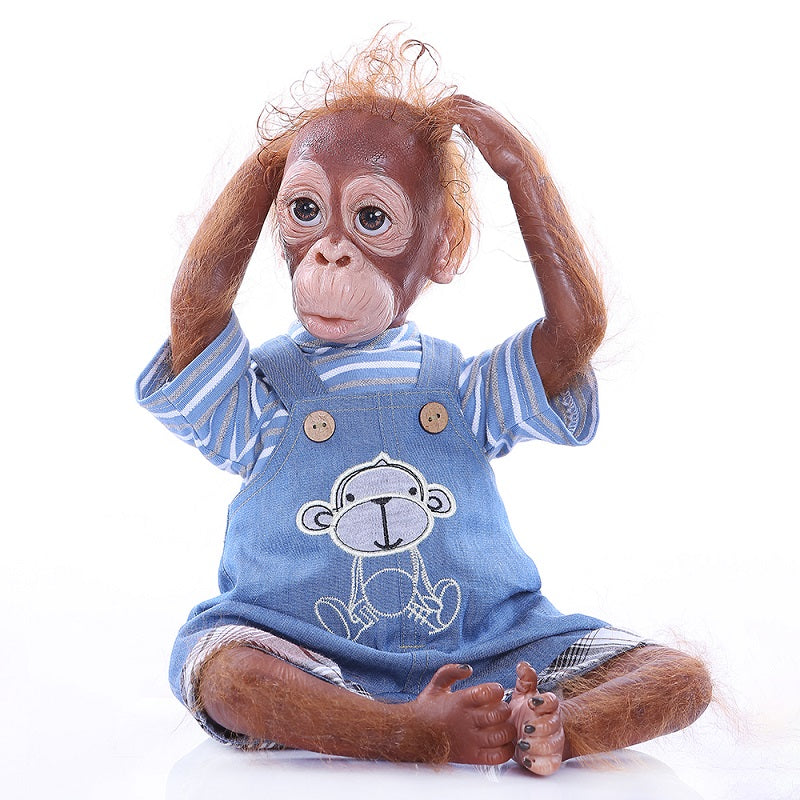 21 inche 52cm 100% Artist Made Reborn Monkey Baby Doll