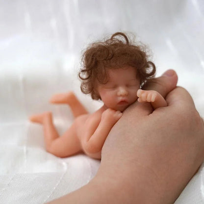 6 Inches 15cm Twin A Sleeping Mini Reborn Doll