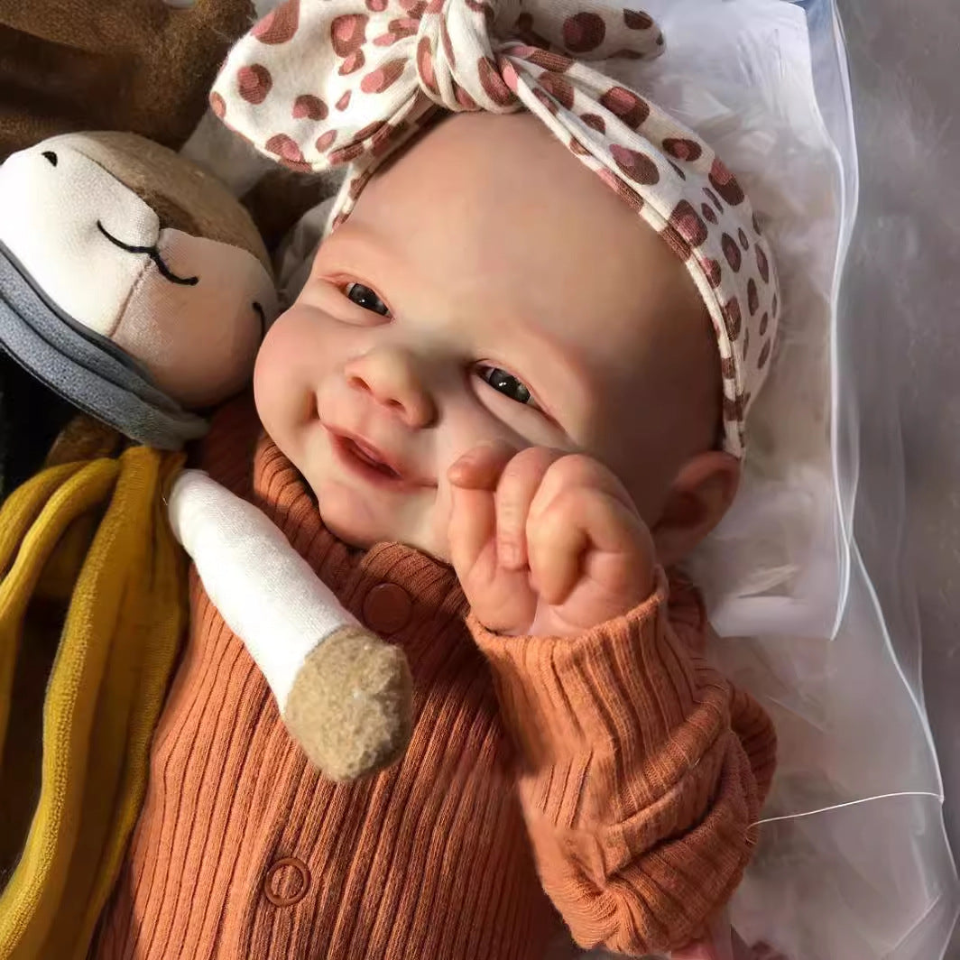 19 Inches Nigel Open Eyes Reborn Dolls-Vivienne